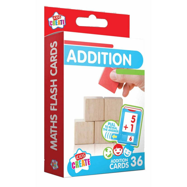 36 Maths Flash Cards for Kids, Bright Educational Numbers for Preschool Learning