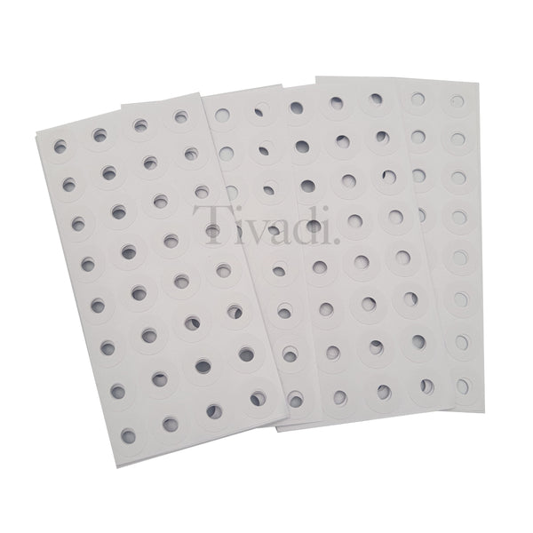 Just Stationery White Hole Reinforcers – 512 Sticky Labels for Ring Binder Paper, Model 5930/72