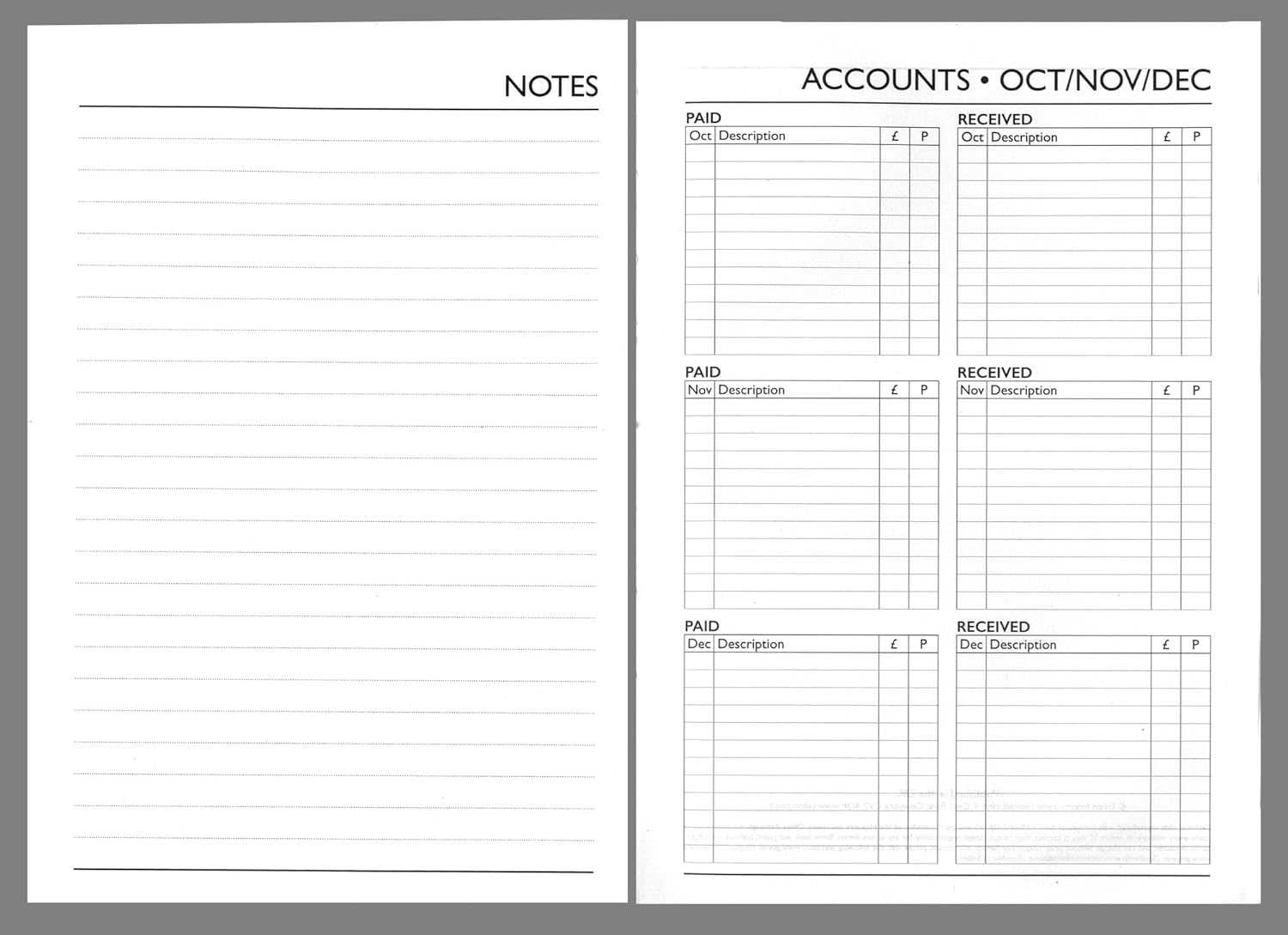 2025 Diary A5 - Day Per Page Daily Journal Planner with Your Company Name | Monthly & Weekly Organiser Diary 2025-2026 | Business Appointment Planner (Grey 2)