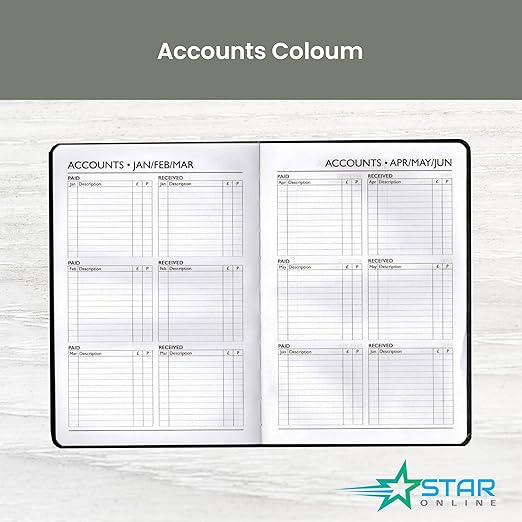 2025 Diary A5 - Day Per Page Daily Journal Planner with Your Company Name | Monthly & Weekly Organiser Diary 2025-2026 | Business Appointment Planner (Grey 2)