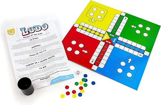 Kids Play Ludo Family Classics Board Game 2-4 Players Age 3+