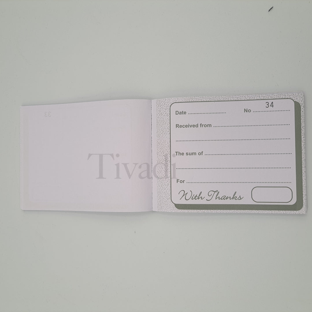 Duplicate Receipt Book