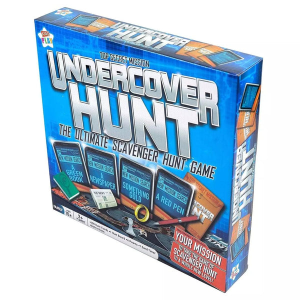 Kids Play - Activity Undercover Hunt Game - Family Board Games - Ages 10+