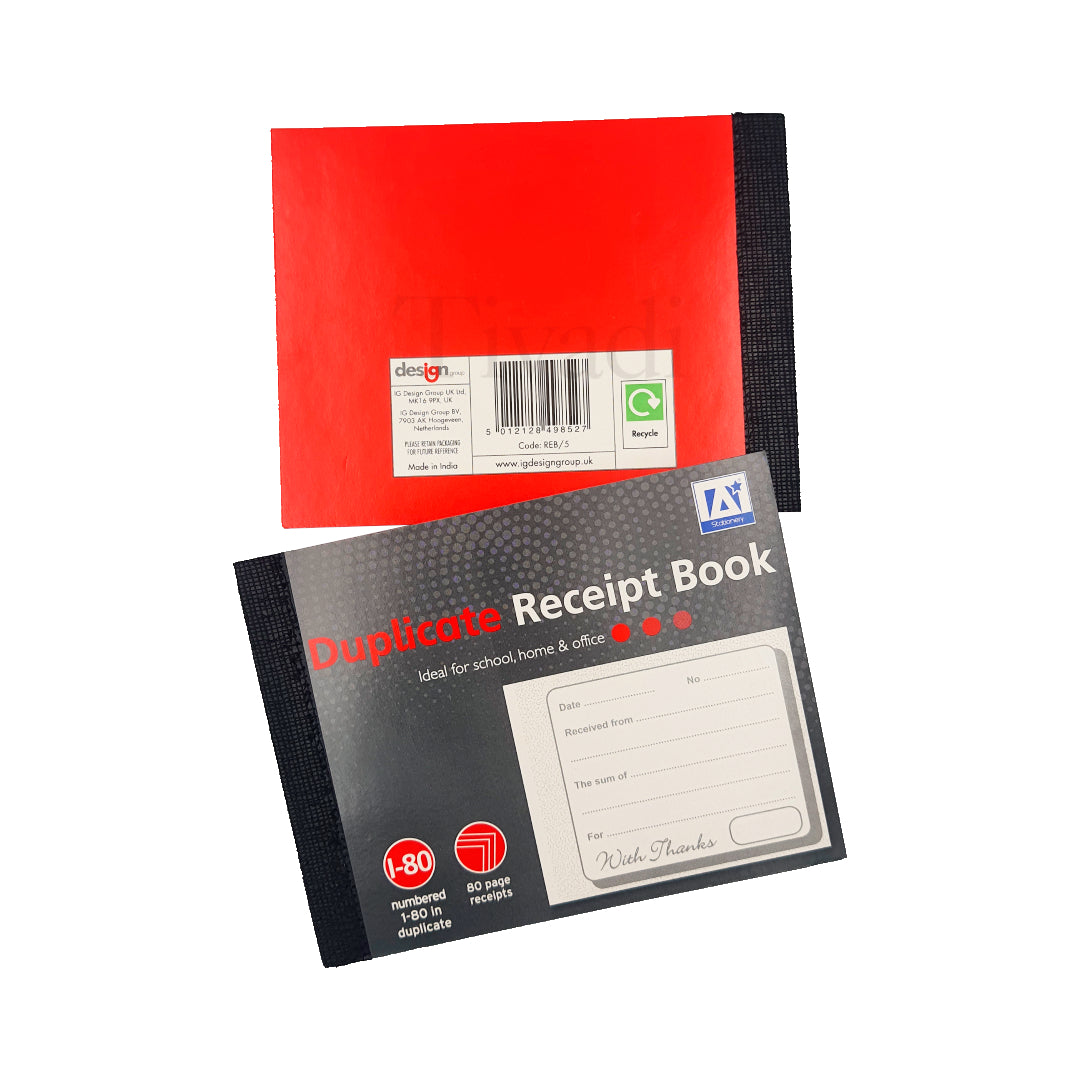 Duplicate Receipt Book