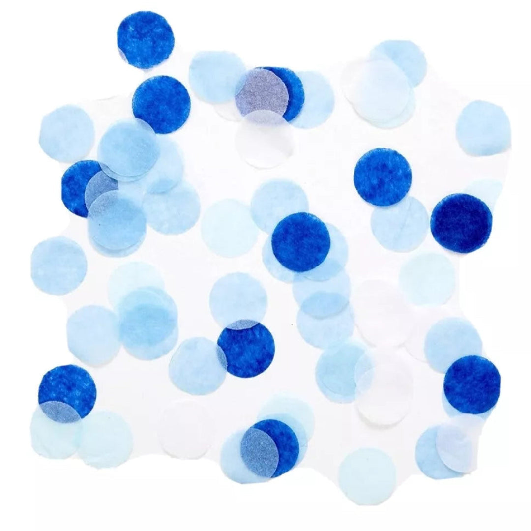 Confetti - Blue Mixed Tissue Confetti Scatters 10g