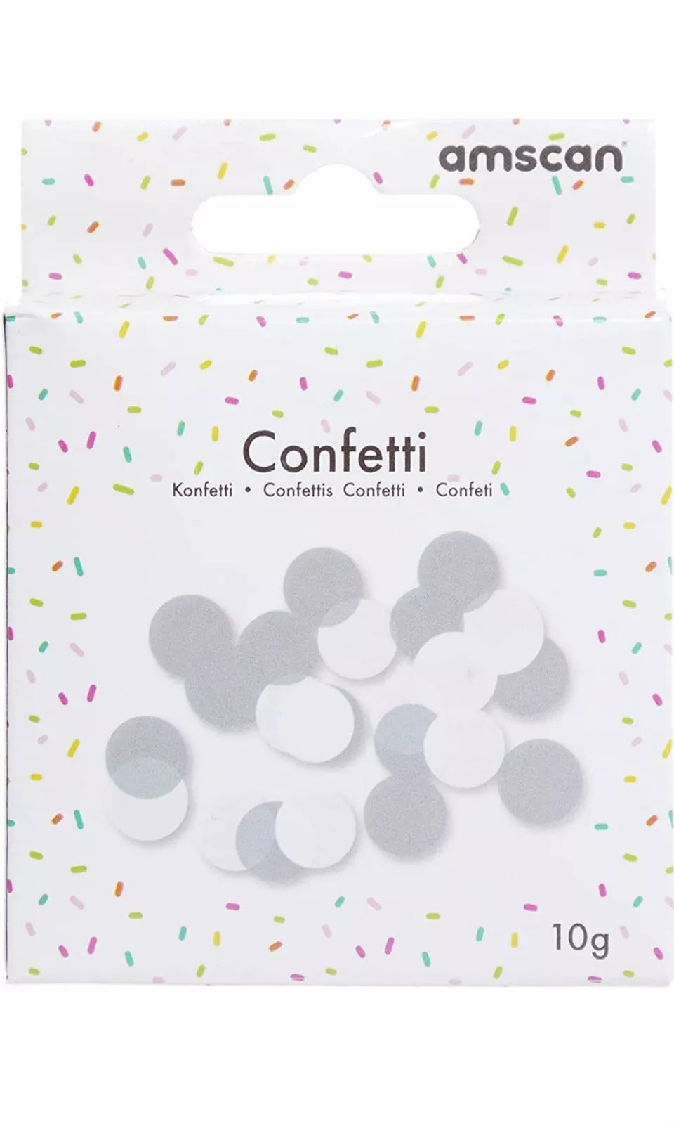 Confetti - Grey - Silver Tissue Confetti Scatters 10g