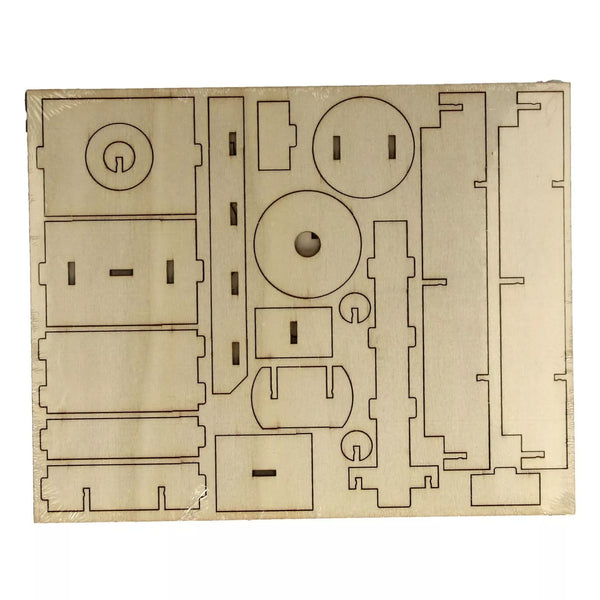 build your own wooden police car craft Kit with stickers, dIY police officer toy