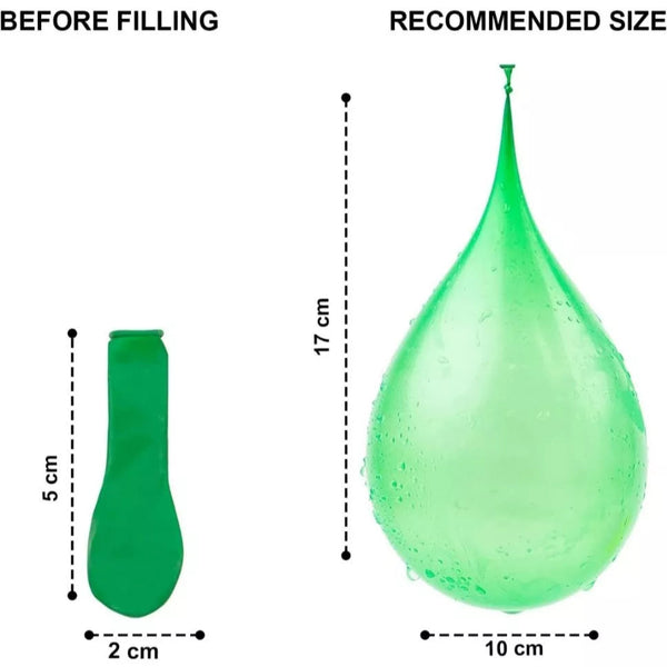 72 NEON SPLASH COLOURED WATER BOMBS BALLOONS