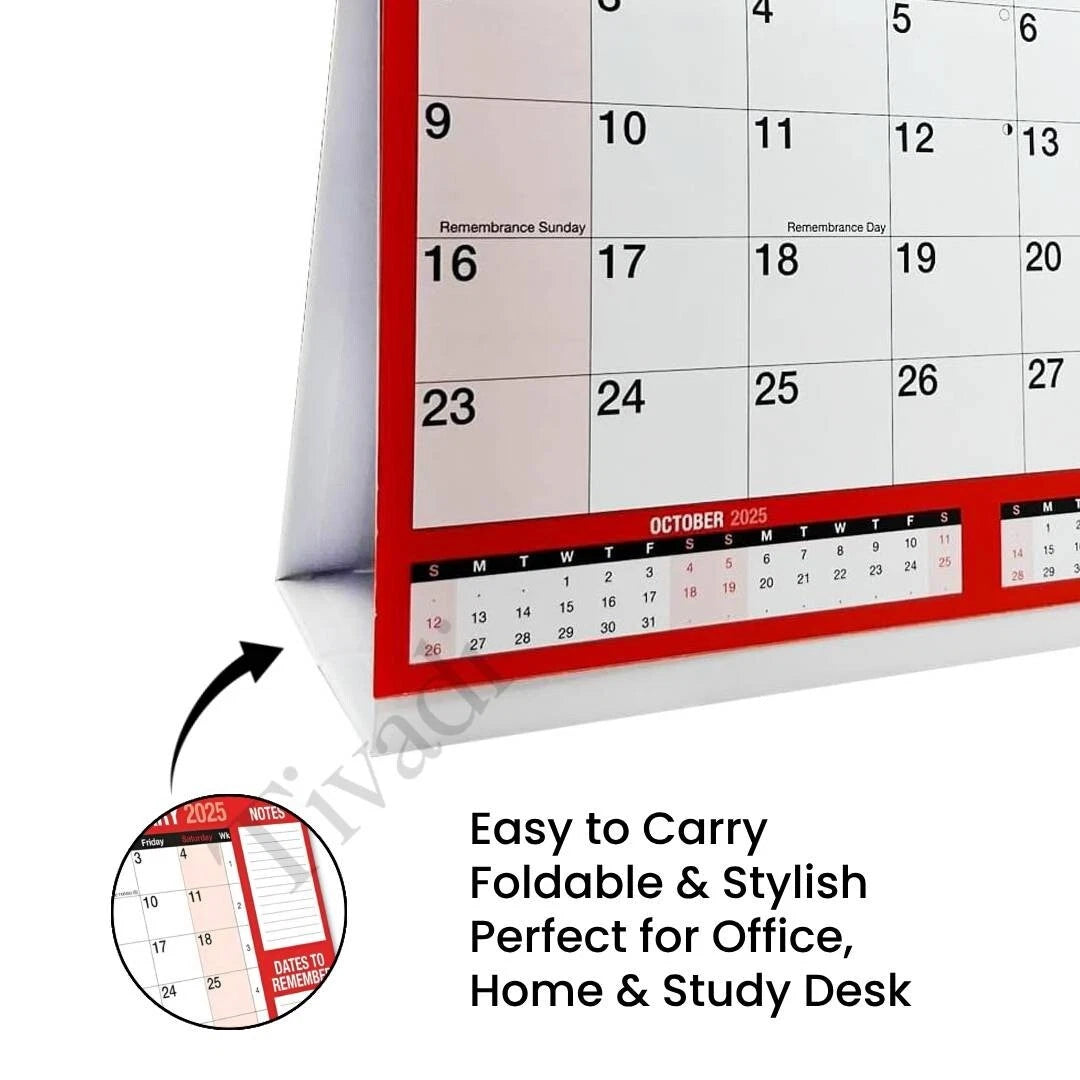 2026 Wall Calendar,Slim A4 Monthly Planner,Large Month to View Planner,Easy View
