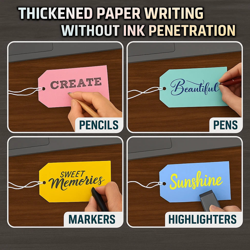 Luggage Tags 135x75mm Pack of 30 Just Stationery Travel Labels with Strings