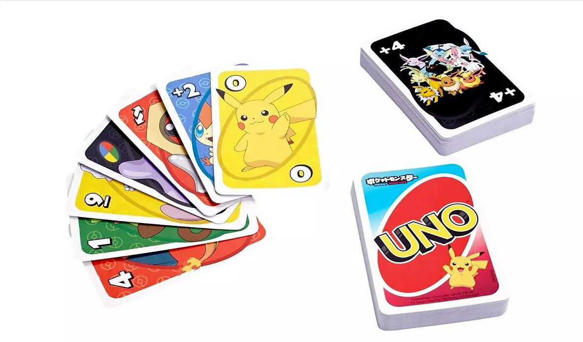 New UNO Pokemon Family Card Game - Fun For All Ages