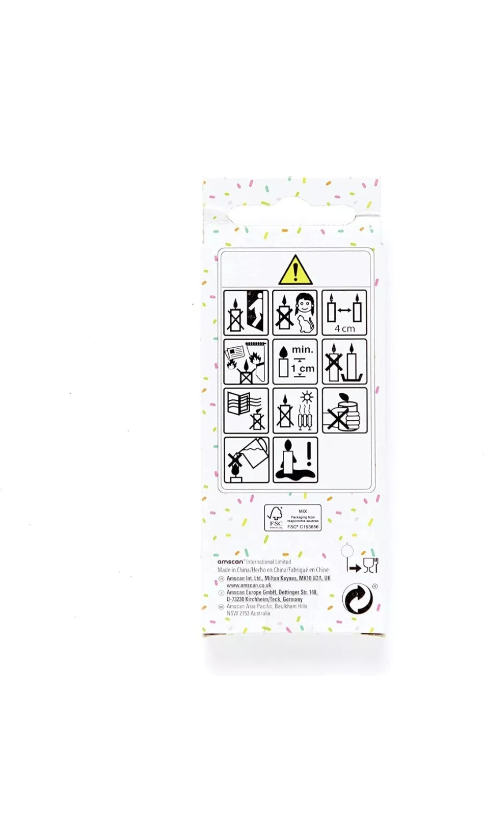 Metallic Silver Number Candles 0-9