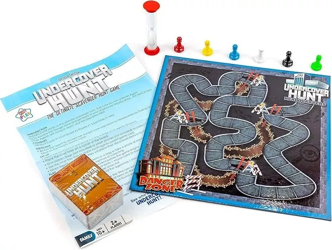 Kids Play - Activity Undercover Hunt Game - Family Board Games - Ages 10+