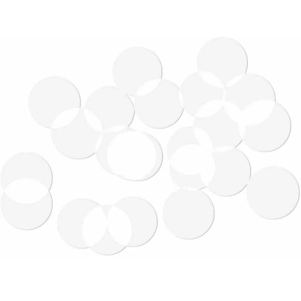 White Tissue Paper Confetti – 10g Round Scatters for Parties, Cards & Balloons