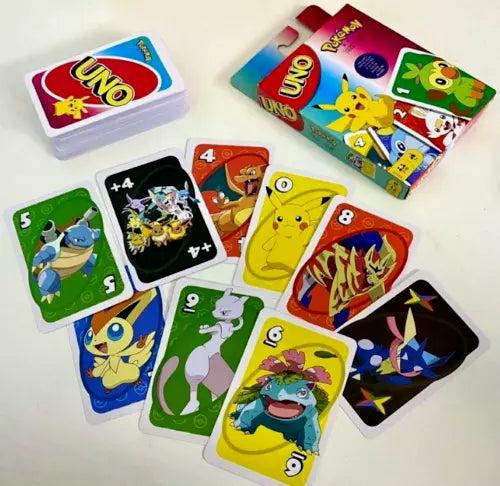 New UNO Pokemon Family Card Game - Fun For All Ages