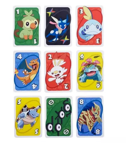 New UNO Pokemon Family Card Game - Fun For All Ages